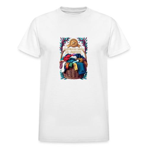 Laundry Mountain Champion Tee | Still Undefeated - Heavyweight Unisex T-Shirt by Gildan