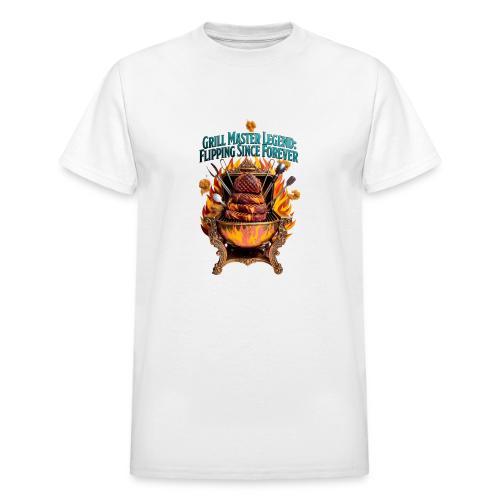 Grill Master Legend T Shirt - Heavyweight Unisex T-Shirt by Gildan