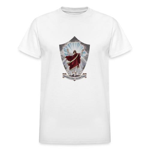 Easter Ascended in Glory T Shirt,Resurrection Gift - Heavyweight Unisex T-Shirt by Gildan