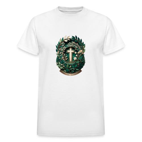 Easter Ever Green in Glory Laurel T Shirt, Gift - Heavyweight Unisex T-Shirt by Gildan