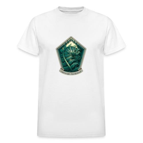Easter Unfurl in Light Fern T Shirt, Spring Gift - Heavyweight Unisex T-Shirt by Gildan