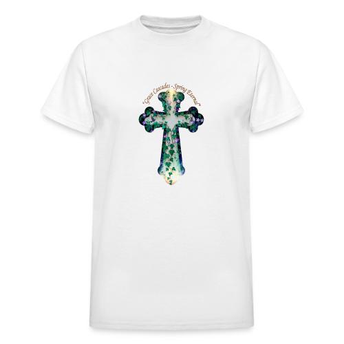 Easter Grace Cascades Eternal T Shirt, Mercy Gift - Heavyweight Unisex T-Shirt by Gildan