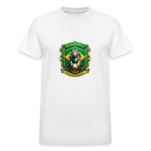 Brazil Jaguar Glory Tee, Brazilian Pride Gift - Heavyweight Unisex T-Shirt by Gildan