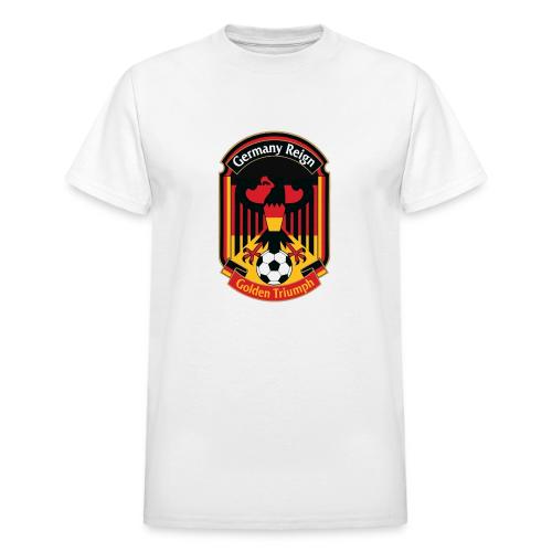 Germany Eagle Reign T-Shirt, German Flag Gift - Heavyweight Unisex T-Shirt by Gildan