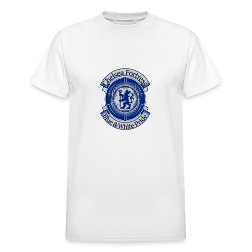 Chelsea Fortress T Shirt, Soccer City Pride Gift - Heavyweight Unisex T-Shirt by Gildan