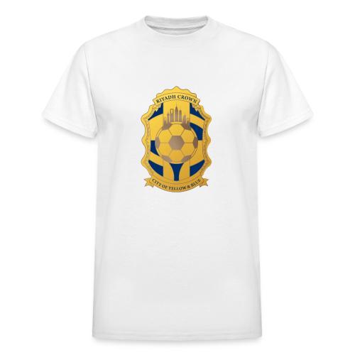 Riyadh Crown T Shirt, Modern Desert Pride Gift - Heavyweight Unisex T-Shirt by Gildan