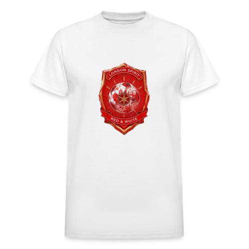 London is Red T Shirt, Football City Pride Gift - Heavyweight Unisex T-Shirt by Gildan