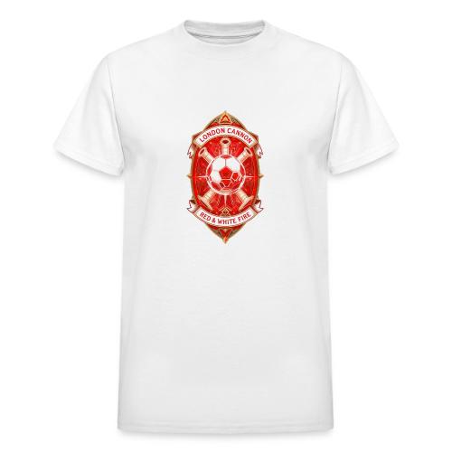 Red London Cannon T Shirt,Football City Pride Gift - Heavyweight Unisex T-Shirt by Gildan
