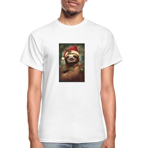 Christmas Sloth - Gildan Ultra Cotton Adult T-Shirt