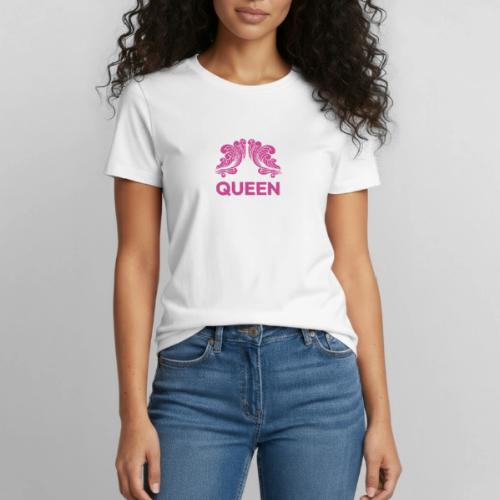 Queenlisse™ Signature Crown T-Shirt – Elegant - Heavyweight Unisex T-Shirt by Gildan
