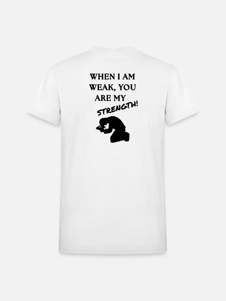 Strength Burst Comic Style - Heavyweight Unisex T-Shirt by Gildan - white