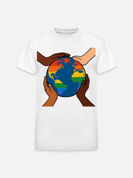 Unity in Diversity - Heavyweight Unisex T-Shirt by Gildan - white