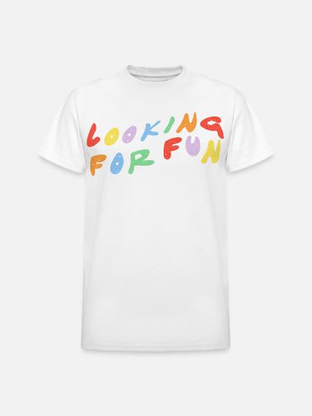 Looking for Fun - Heavyweight Unisex T-Shirt by Gildan - white