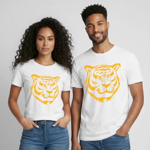 Fashion, Yellow Tiger Souvenirs, Men's T-shirts - Heavyweight Unisex T-Shirt by Gildan