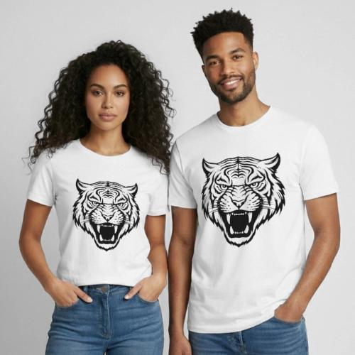 Souvenirs Tiger Animal Design, Tiger Animals. - Heavyweight Unisex T-Shirt by Gildan
