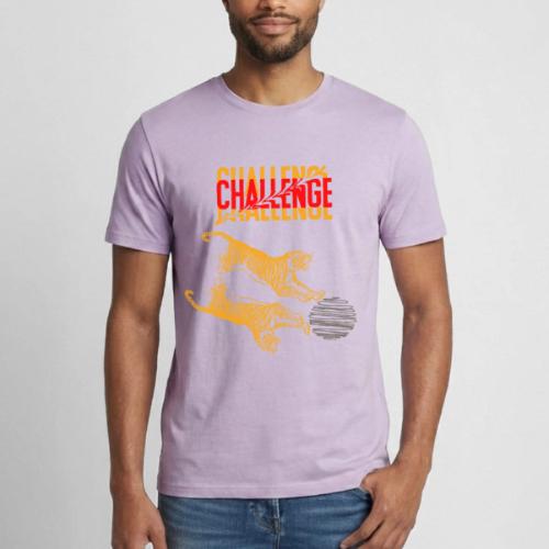Double tiger fashion, jungle feline animals. - Heavyweight Unisex T-Shirt by Gildan
