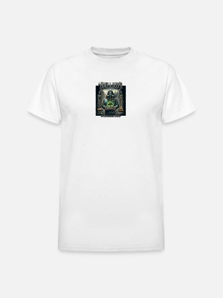 Broken World Ballads - Heavyweight Unisex T-Shirt by Gildan - white