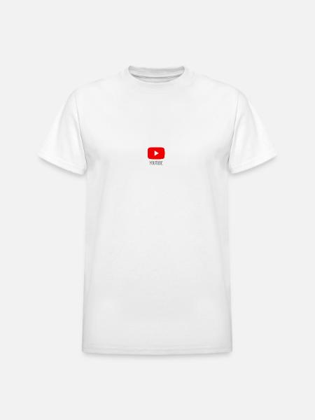 Youtube - Heavyweight Unisex T-Shirt by Gildan - white
