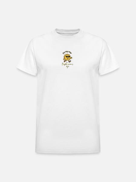 Sunkissed - Heavyweight Unisex T-Shirt by Gildan - white
