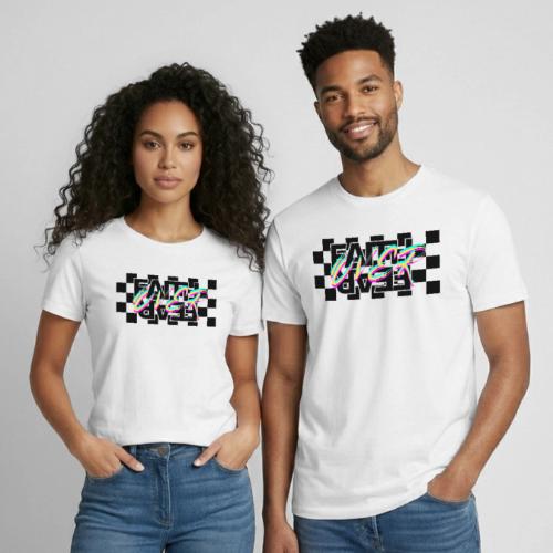 FAITH OVER FEAR Retro - Heavyweight Unisex T-Shirt by Gildan