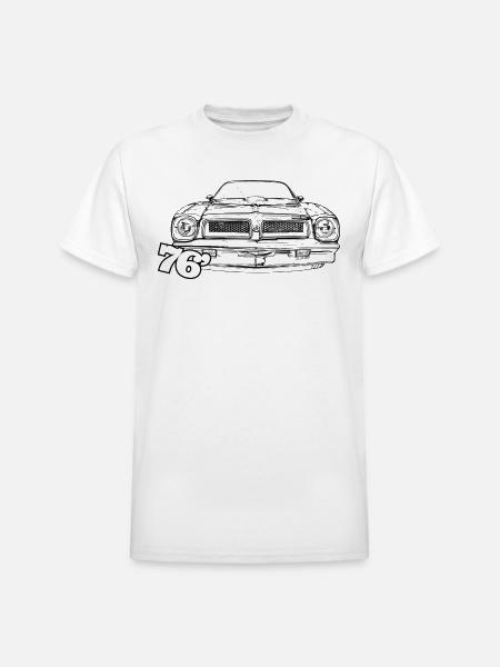 76 FIREBIRD TRANS AM - Heavyweight Unisex T-Shirt by Gildan - white