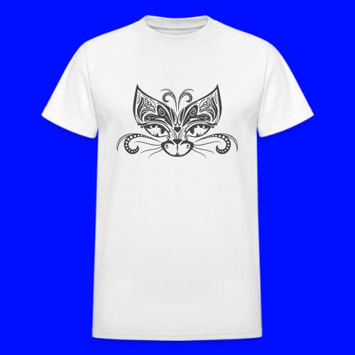 Circus Cat - Heavyweight Unisex T-Shirt by Gildan