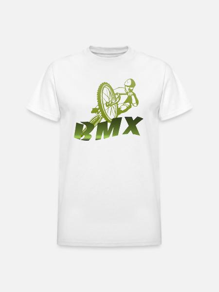 BMX - Heavyweight Unisex T-Shirt by Gildan - white