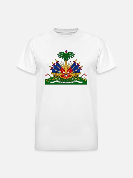 HAITI CHERIE - Heavyweight Unisex T-Shirt by Gildan - white