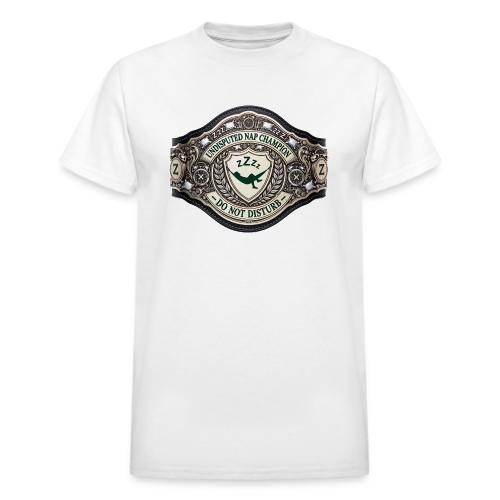 Nap Champion Belt T Shirt - Heavyweight Unisex T-Shirt by Gildan