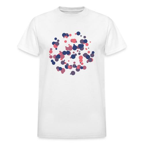 abstract circles pattern - Heavyweight Unisex T-Shirt by Gildan