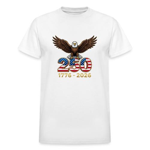 Eagle 250th Anniversary 1776-2026 - Heavyweight Unisex T-Shirt by Gildan