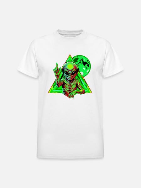 IlluminET170 - Heavyweight Unisex T-Shirt by Gildan - white