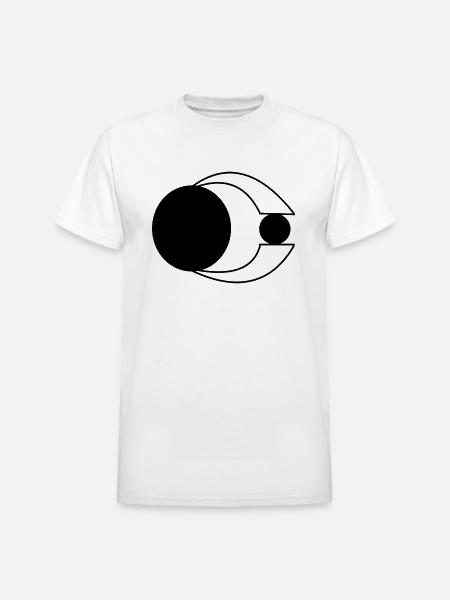 Lunar Vision T-SHIRT - Heavyweight Unisex T-Shirt by Gildan - white