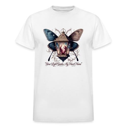Guiding Light Eternal Flame Lantern Romance Gifts - Heavyweight Unisex T-Shirt by Gildan