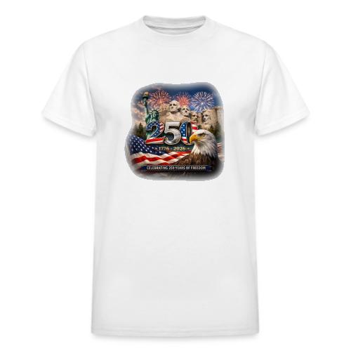 1776-2026 | Celebrating 250 Years of Freedom - Heavyweight Unisex T-Shirt by Gildan