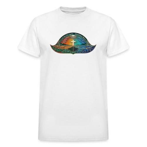 Easter Cast the Net Again T Shirt, abundance Gift - Heavyweight Unisex T-Shirt by Gildan
