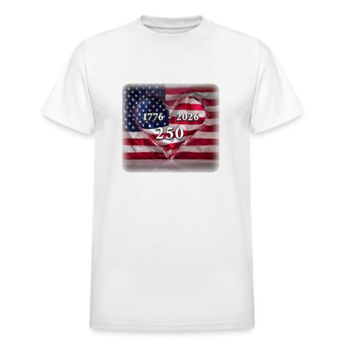 1776-2026 | 250 Years USA - Heavyweight Unisex T-Shirt by Gildan