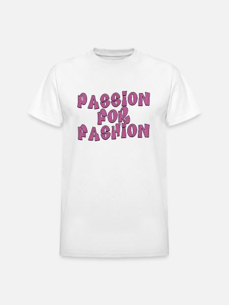 Passion for fashion - Heavyweight Unisex T-Shirt by Gildan - white