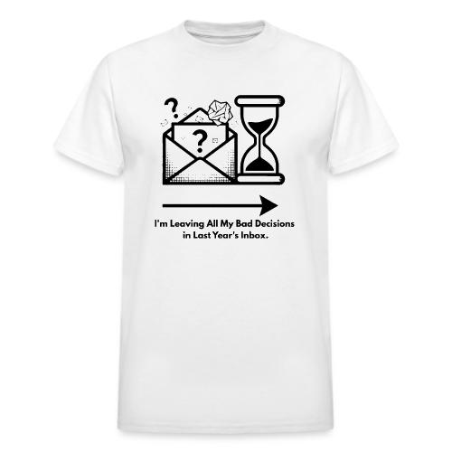 Last Year's Inbox T-Shirt - Heavyweight Unisex T-Shirt by Gildan