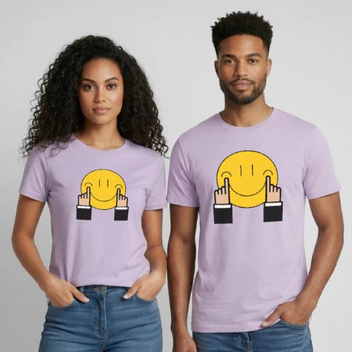 Smile design - Heavyweight Unisex T-Shirt by Gildan