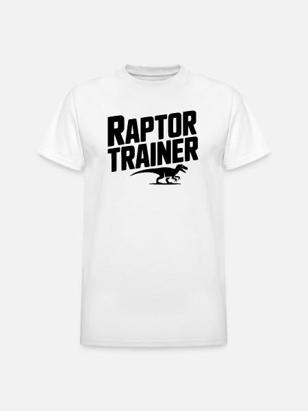 Raptor Trainer - Heavyweight Unisex T-Shirt by Gildan - white
