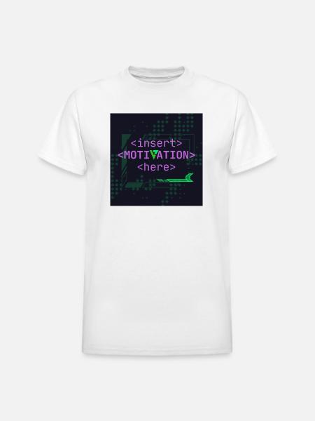 Motivation Slot - Heavyweight Unisex T-Shirt by Gildan - white