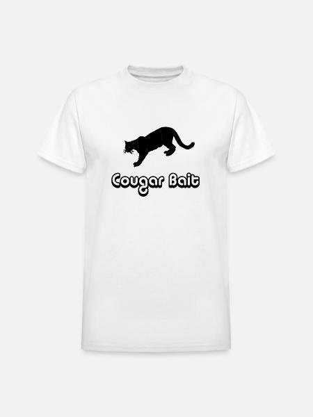 Cougar Bait - Heavyweight Unisex T-Shirt by Gildan - white