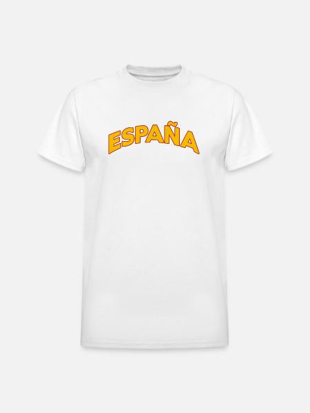 España 5 - Heavyweight Unisex T-Shirt by Gildan - white