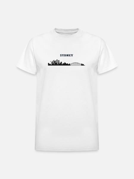 Sydney - Heavyweight Unisex T-Shirt by Gildan - white