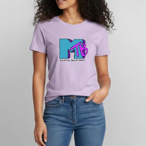 Mental Breakdown in the 90's - Heavyweight Unisex T-Shirt by Gildan