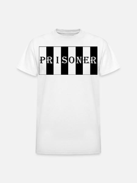 PRISONER - Heavyweight Unisex T-Shirt by Gildan - white