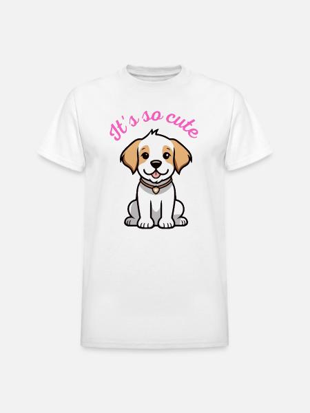 It's so cute - Heavyweight Unisex T-Shirt by Gildan - white