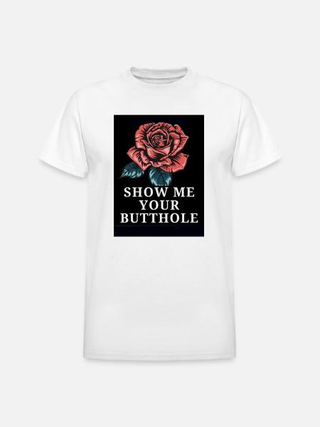 Rose Bold Text Statement - Heavyweight Unisex T-Shirt by Gildan - white