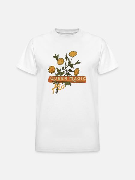 Queer Magic - Heavyweight Unisex T-Shirt by Gildan - white